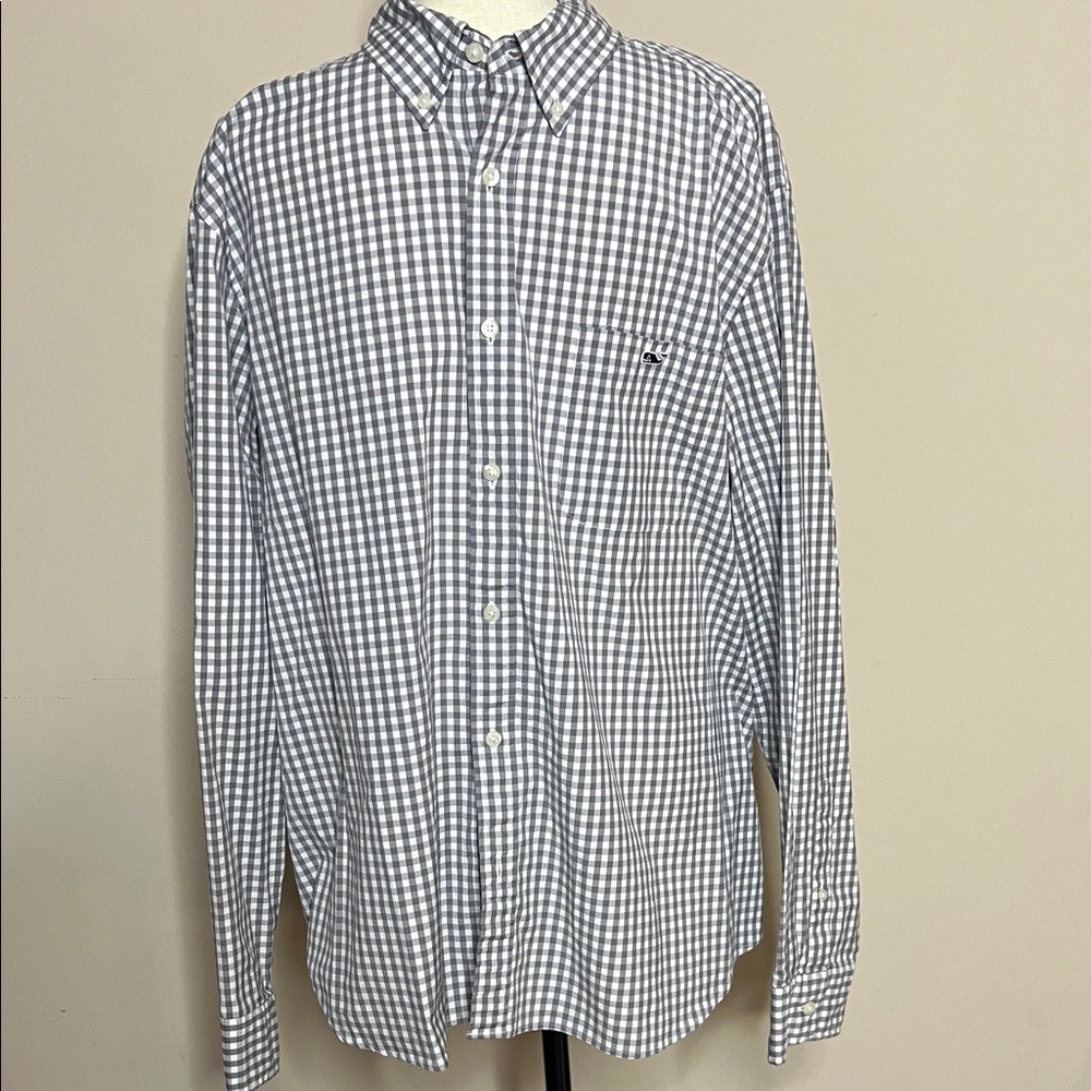 Vineyard Vines Gingham Button-Down Shirt